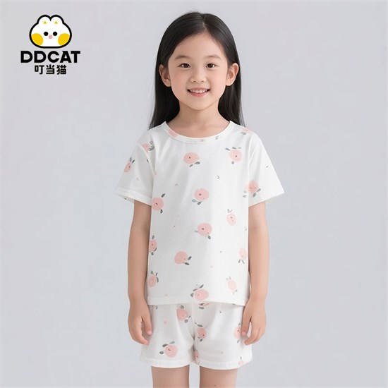 把暮色与棉花一起缝进梦里——叮当猫女童夏季家居服！