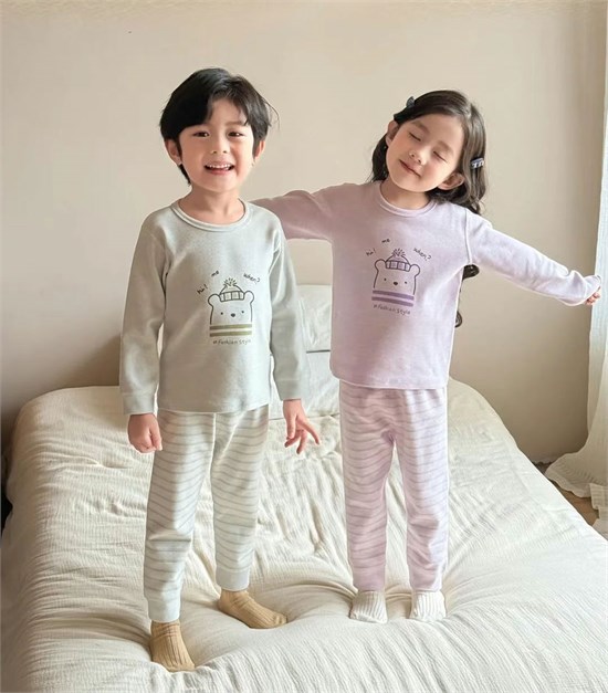 HOSTOYO 2025早秋童装家居服 舒适自然