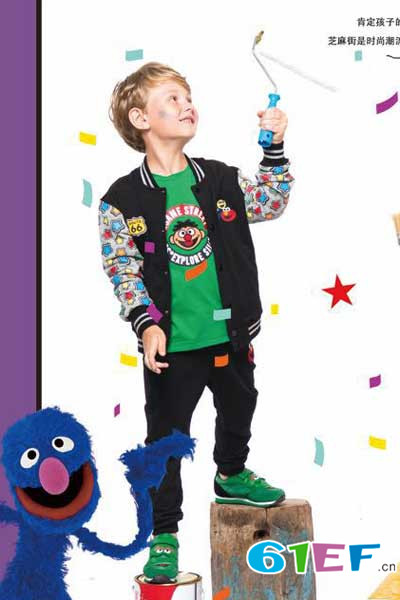 芝麻街SesameStreet童装品牌2017新品