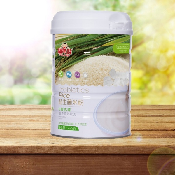 福莱娃益生菌0敏优哺金典营养米粉全段罐装新品