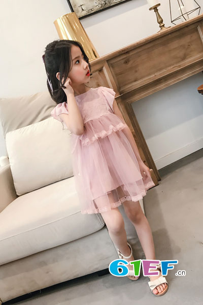 童衣汇童装品牌2017年夏季韩版公主连衣裙