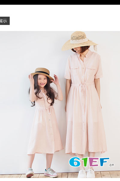 CHICLINLOVE喜爱亲子童装品牌2017年春夏亲子装母女装