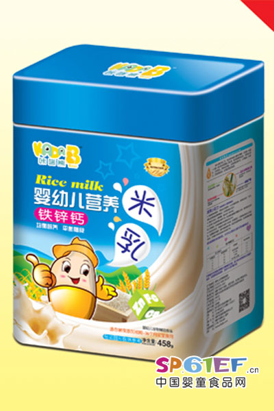 咔嗒熊婴儿食品米乳方铁听（铁锌钙）