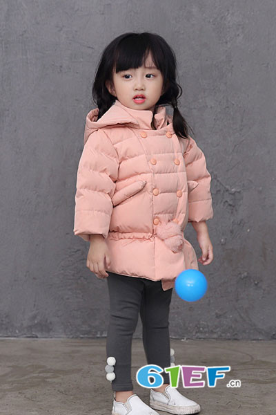 诺麦然NUOMAIRAN童装品牌2017年秋季韩版中长款羽绒服