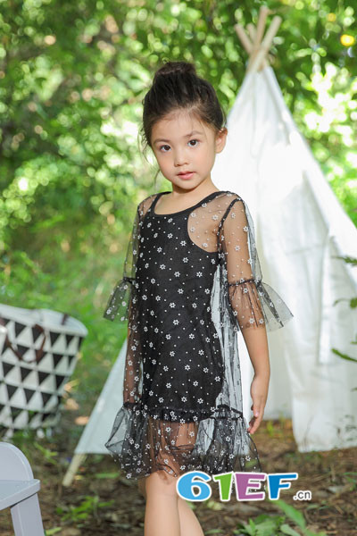 诺麦然NUOMAIRAN童装品牌2017年秋季韩版两件套连衣裙