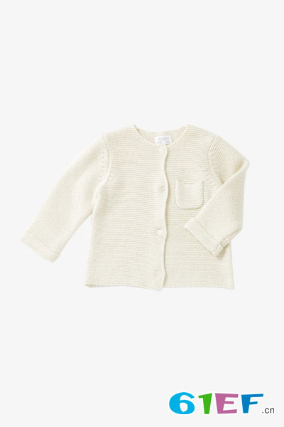 Natalys童装婴儿线衫2017春秋新款宝宝针织衫外套儿童 纯色 毛衣