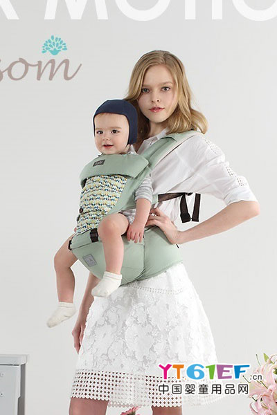 艾普迪TODBI婴儿背带 Air motion有机棉系列腰凳韩国原装进口多功能一体背婴带均码