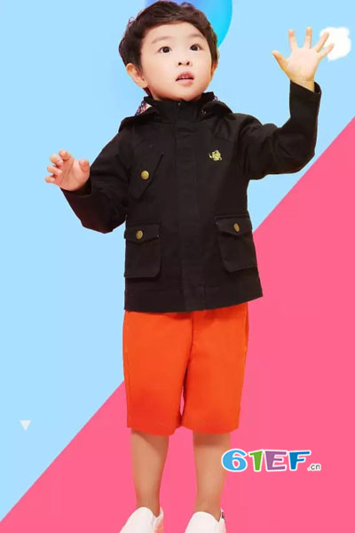 CURZON科鲁恩童装品牌2017年秋季复古休闲外套