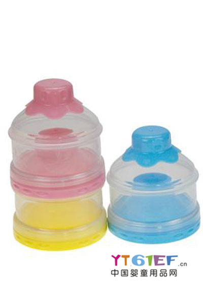 三个奶爸婴童用品  三层独立可拆卸奶粉盒