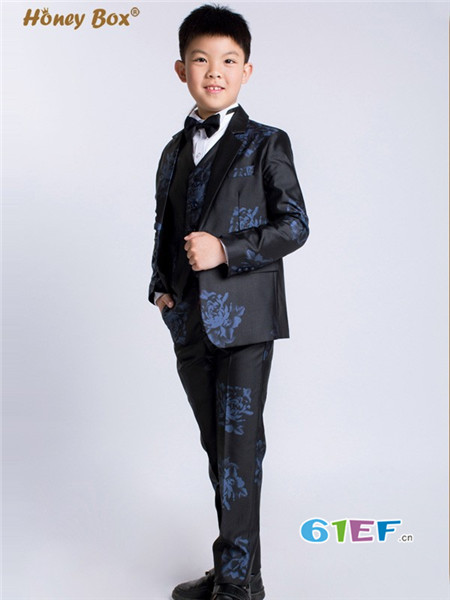 童装品牌男礼服时尚修身韩版西装套装