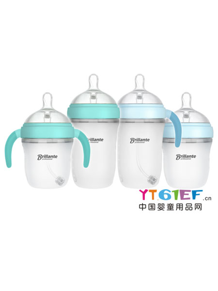 贝立安婴童用品硅胶防胀气奶瓶