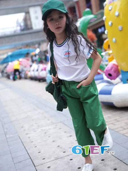sunshine暖晞童装品牌2018春夏韩版潮衣中小童短袖小孩衣服
