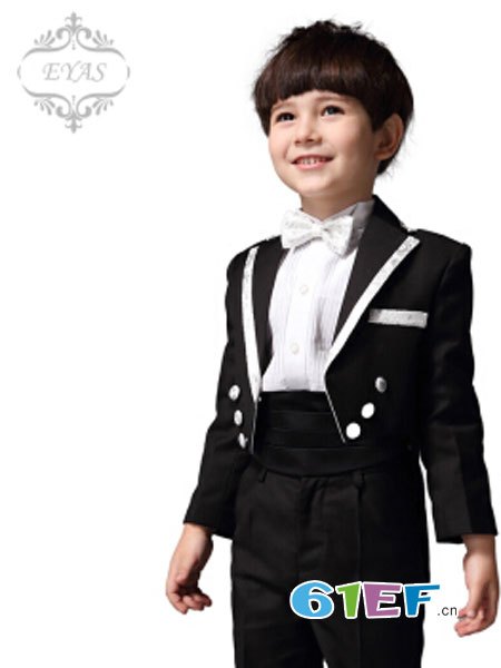 品牌2018春夏孩燕尾服套装花童礼服主持人钢琴演出