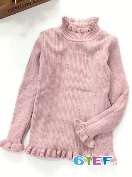 MEXT.CO.UK/AI WEI LA KIDS童装品牌2018秋冬高领套头毛衣