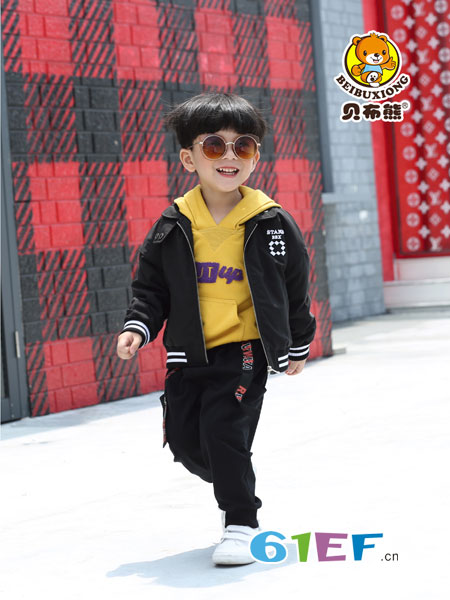 贝布熊BeiBuXiong童装品牌2018秋季新款儿童风衣韩版潮 小男孩夹克上衣