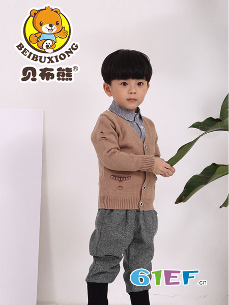 贝布熊BeiBuXiong童装品牌2018秋季新款儿童风衣韩版潮 小男孩夹克上衣