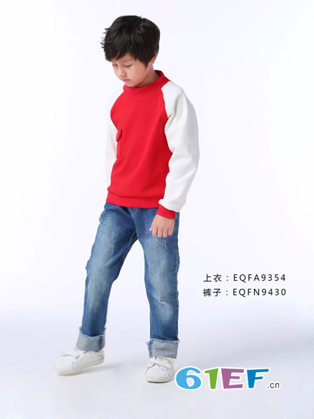 品牌2018秋冬休闲洋气时髦韩版儿童宽松长袖时尚卫衣