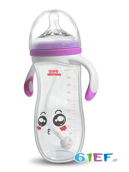 哆咿奇婴童用品2018春夏330ML 超宽口母乳实感PA奶瓶 