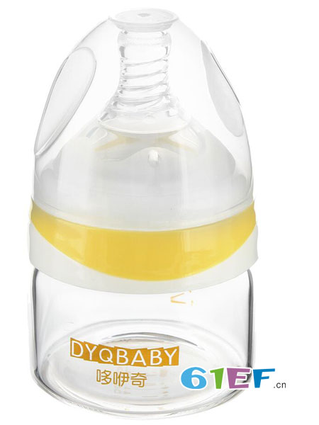 哆咿奇婴童用品2018春夏新款100ml宽口径高硼硅玻璃奶瓶 果汁奶瓶 