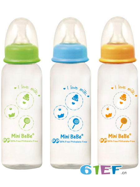 婴童用品2018春夏PP标准奶瓶240ml(三瓶