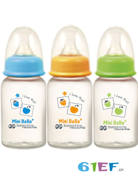 婴童用品2018春夏PP标准奶瓶140ml（三瓶装）