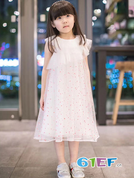 Baby Republic童装品牌2018春夏纱网连衣裙