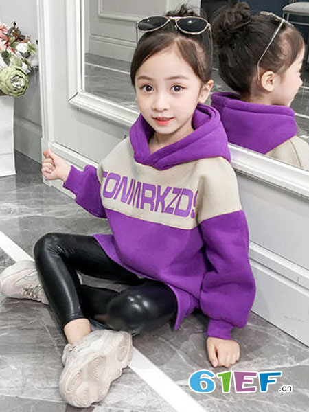 童装品牌2018秋冬韩版时髦洋气中大儿童上衣外套