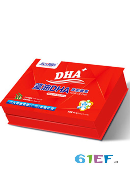 成长搭档婴儿食品2018春夏藻油DHA凝胶糖果套盒