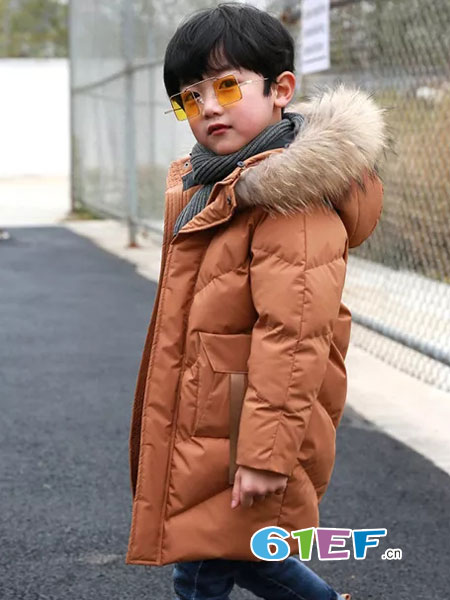 童装品牌2018秋冬韩版中大童棉衣加厚外套时尚面包服潮