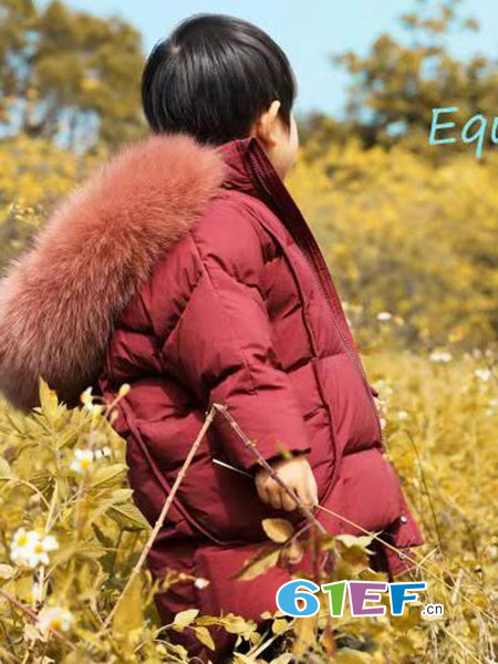 伊琴洛思 Equinox童装品牌2018秋冬新款中长款羽绒棉服