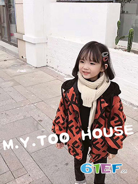 M.Y.TOO HOUSE梦想号童装品牌2018秋冬新款韩版加厚加棉女童外套