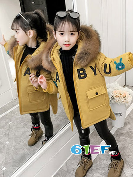 贝可欣童装品牌2018秋冬韩版洋气加厚外套