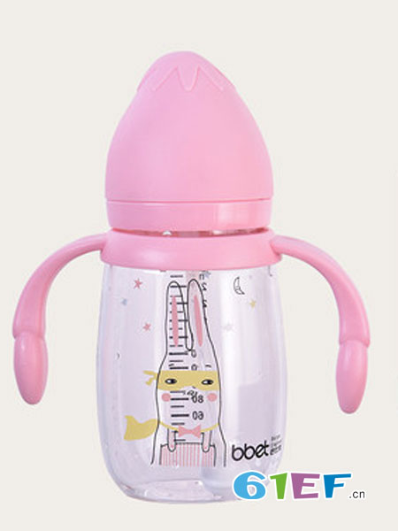 巴比象童装品牌2018春夏婴儿吸管水杯防漏重力球儿童喝水杯子
