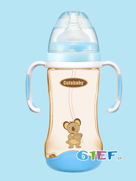 可爱多婴童用品宽口径新生儿奶瓶正品吸管防胀气