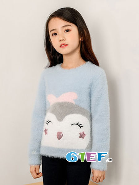 童装品牌2019春季图案长袖韩版保暖上衣