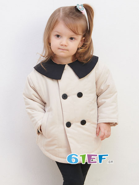moimoln童装品牌2018秋冬棉衣外套女童加厚棉服