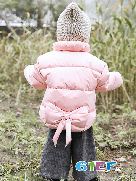 林芊美眉童装品牌2018秋冬羽绒棉袄加厚绒洋气外套