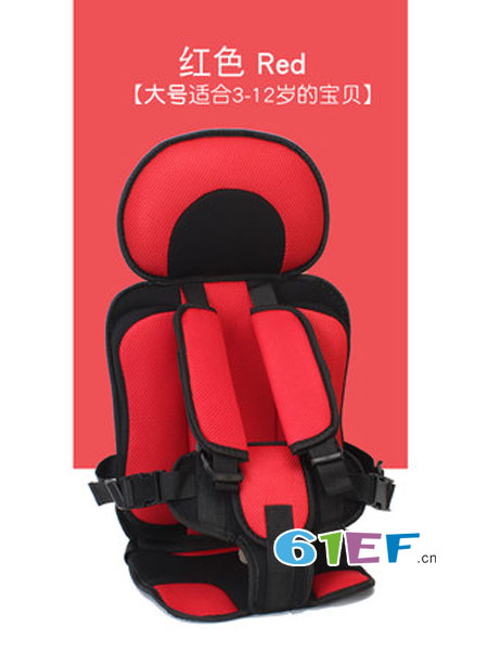 屁屁乐童装品牌汽车用便携式安全背带0-3岁小孩坐垫固定带