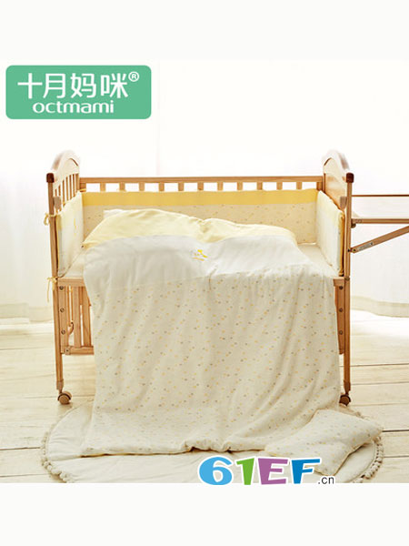 十月妈咪婴童用品床垫用品套装 四季多功能宝宝婴童床品套件