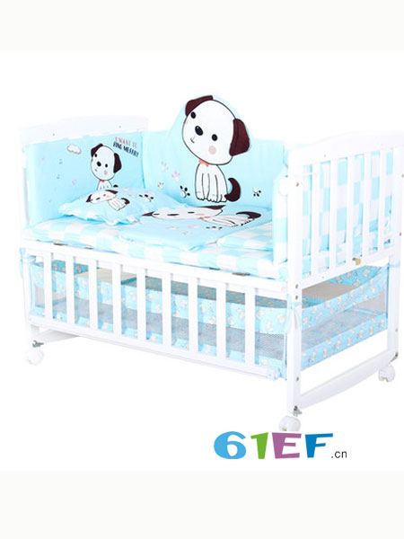 婴童用品多功能宝宝床拼接大床环保bb新生儿童推床摇篮床