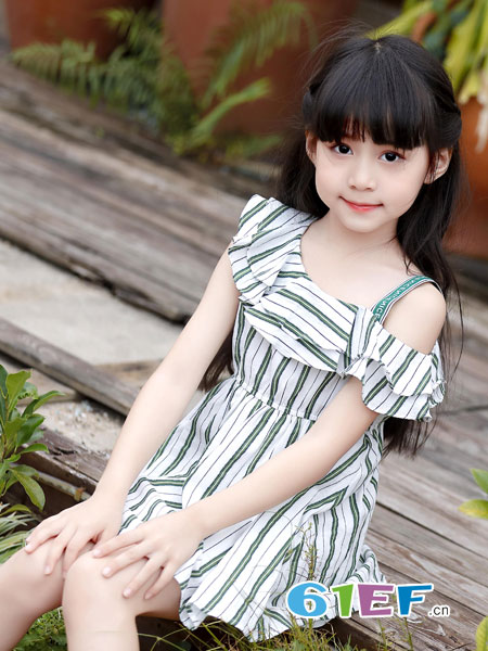 班吉鹿banjilu童装品牌2019春夏女童洋气裙子韩版小女孩衣服公主洋气连衣裙