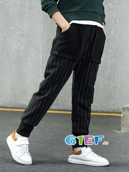  - bitelong童装品牌2019春季韩版洋气休闲长裤儿童裤子
