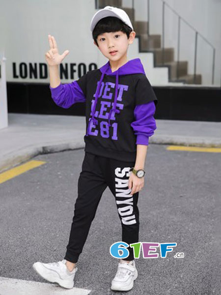 比特龙 - bitelong童装品牌2019春季时尚休闲运动儿童两件套