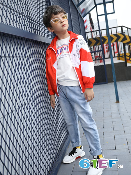 淘气贝贝/可趣可奇/艾米艾门童装品牌2019春季新款时髦套装洋气潮时尚