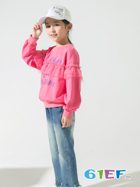 兔子杰罗 禾雪 皮皮鱼 可爱多贝贝 海娃娃童装品牌2019春季韩版公主卫衣