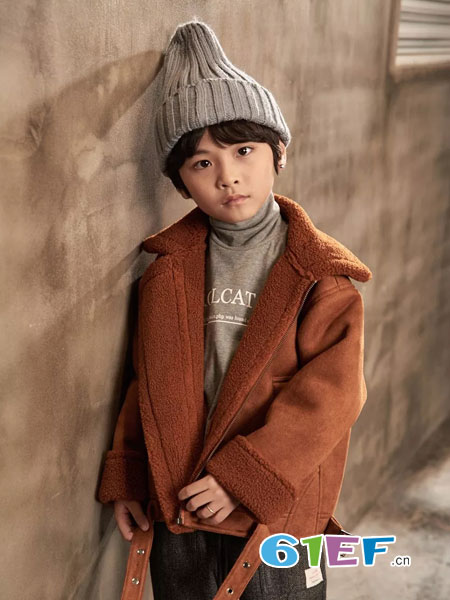 猫王COROLCAT童装品牌2018秋冬保暖马甲外套羊羔毛坎肩背心外套