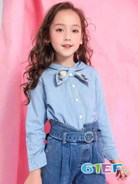 琴小鸥qinxiaoou童装品牌2019春季洋气儿童时髦潮套装韩版时尚大童装