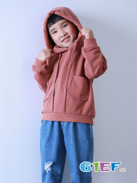 童装品牌2019春季新款韩版长袖连帽上衣儿童中大童外套