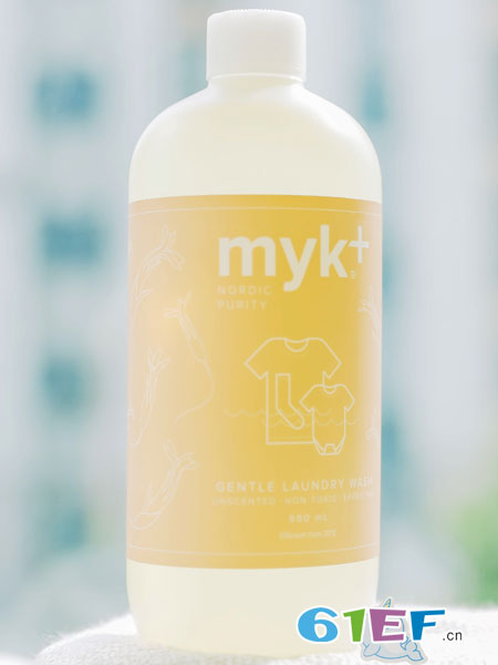 Milk Family童装品牌2019春夏进口洣洣myk+温和纯净酵素洗衣液无色无香型