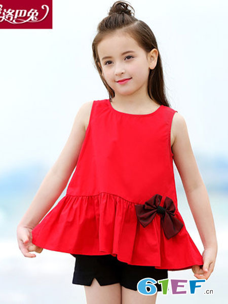 童装品牌2019春夏童时尚套装女韩版两件套中大童装潮衣